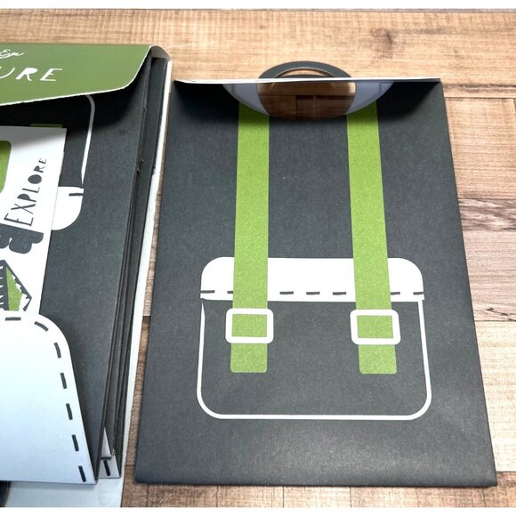 My Minds Eye Adventure Backpack 5 Treat Bags With Stickers ADV807 - Picture 3 of 4